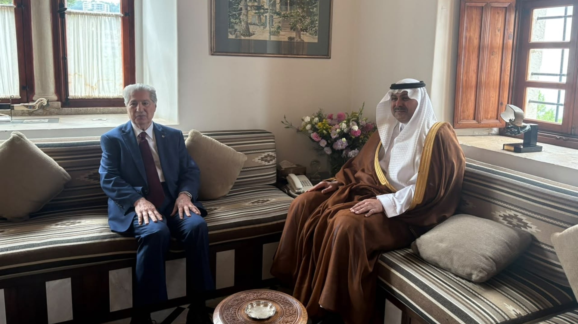 الرئيس أمين الجميّل يستقبل السفير السعودي الجديد